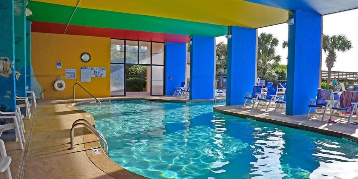 *OCEAN VIEW BEAUTY*KING Bed*ROOFTOP POOL*Beach*Hot Tubs*M123 Myrtle Beach Exterior foto