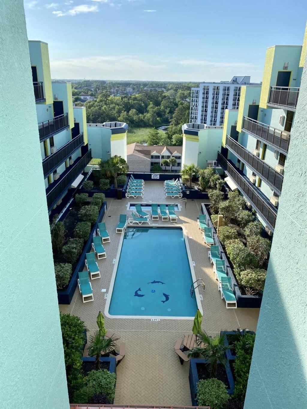 *OCEAN VIEW BEAUTY*KING Bed*ROOFTOP POOL*Beach*Hot Tubs*M123 Myrtle Beach Exterior foto