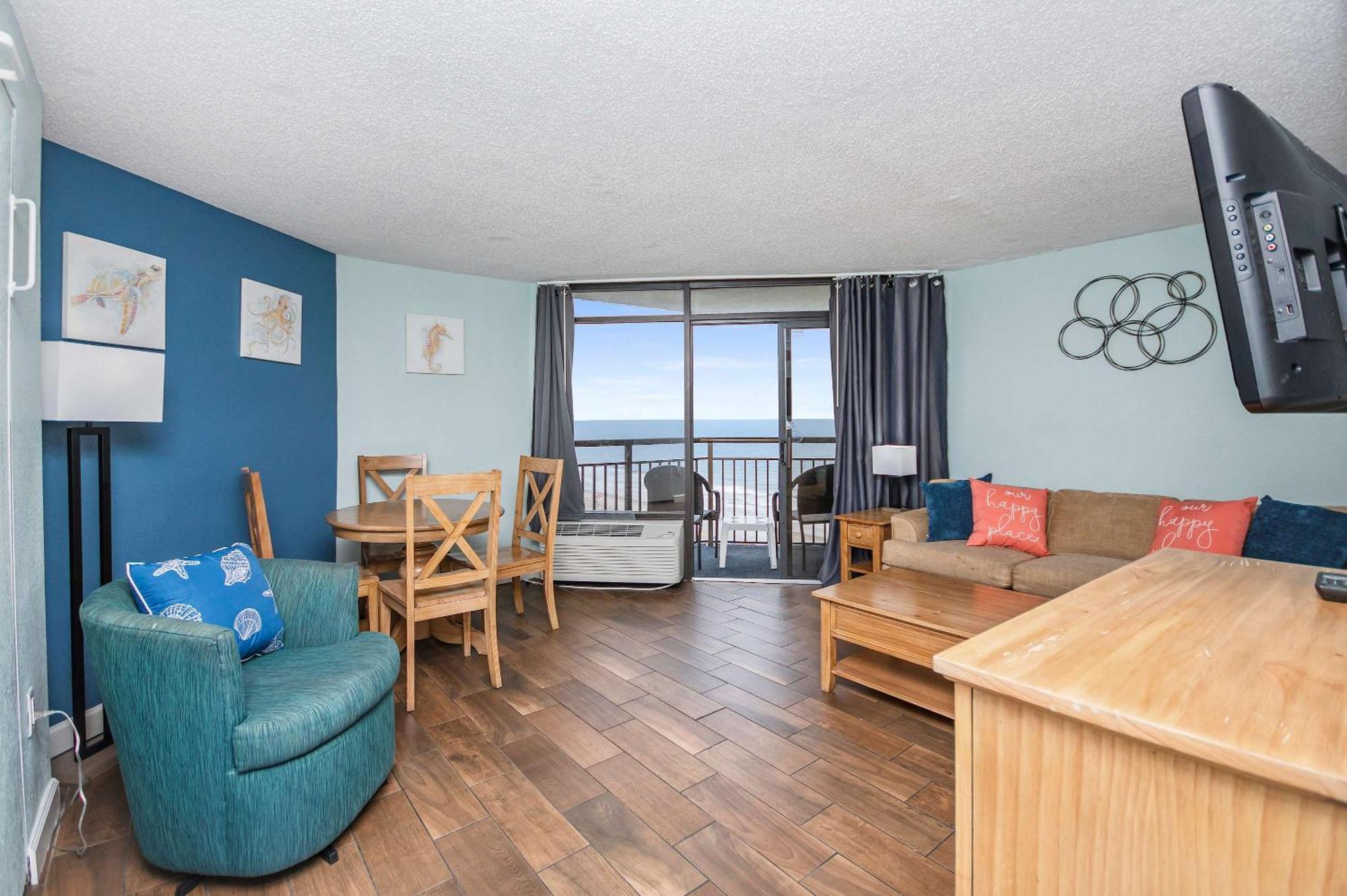 *OCEAN VIEW BEAUTY*KING Bed*ROOFTOP POOL*Beach*Hot Tubs*M123 Myrtle Beach Exterior foto